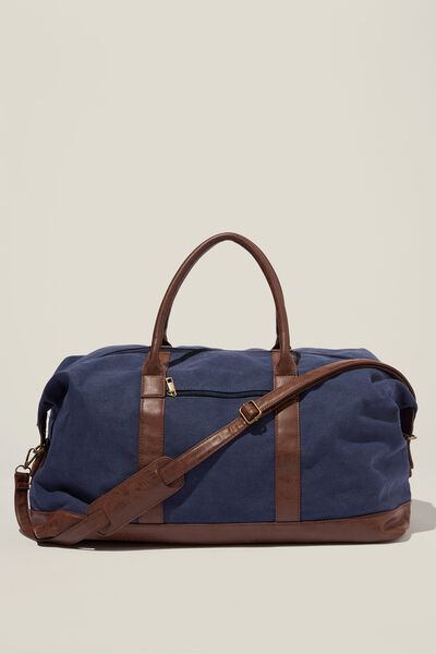Weekender Bag, NAVY/BROWN