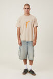 Premium Loose Fit Music T-Shirt, LCN BRA CASHEW / POST MALONE - KEYS - alternate image 2