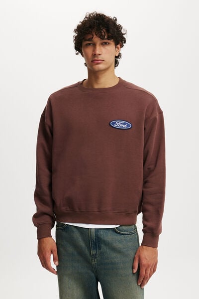 Box Fit Ford Crew Sweater, LCN FOR WOODCHIP/ F SERIES