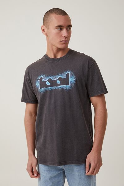 Premium Loose Fit Music T-Shirt, LCN MT FADED SLATE/TOOL - NERVE ENDING