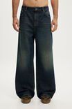 Relaxed Wide Jean, WORN BLUE - example image 2