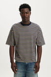 Select Colour: HAZLENUT / VINTAGE NAVY STRIPE