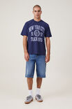 Camiseta - Loose Fit College T-Shirt, INDIGO / NY TRACK DIV - vista alternativa 2