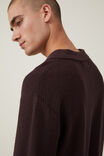 Jimmy Long Sleeve Polo, BROWN - alternate image 2