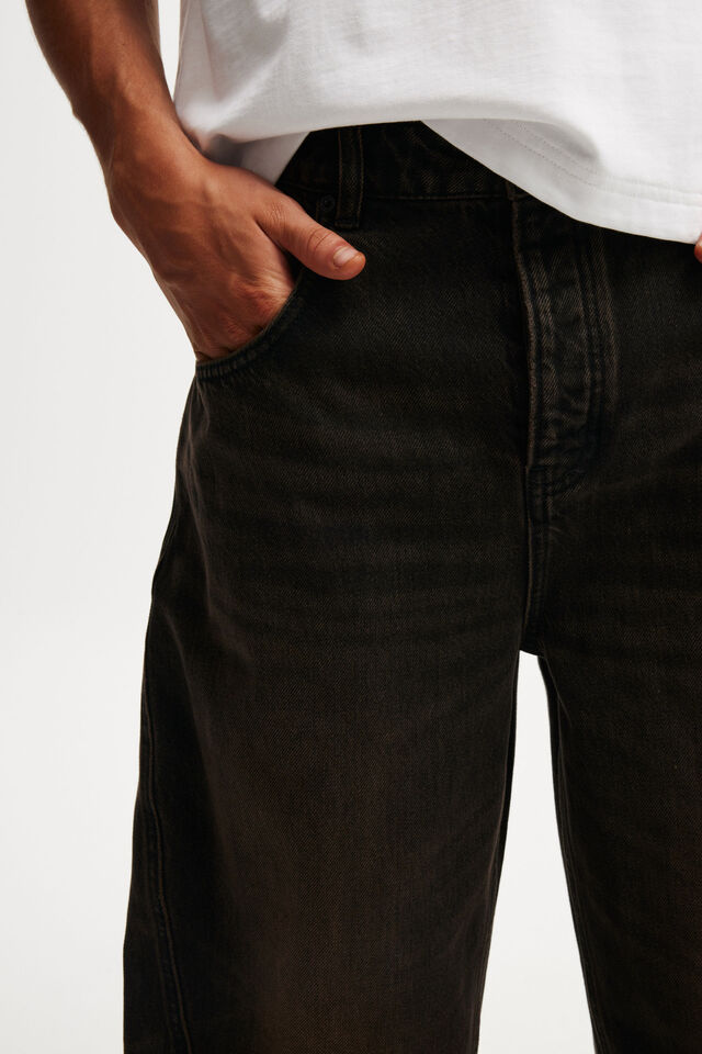 Super Baggy Balloon Jean, BURNT BLACK