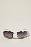 The Accelerate Polarized Sunglasses, WHITE /GREY /SMOKE - alternate image 1