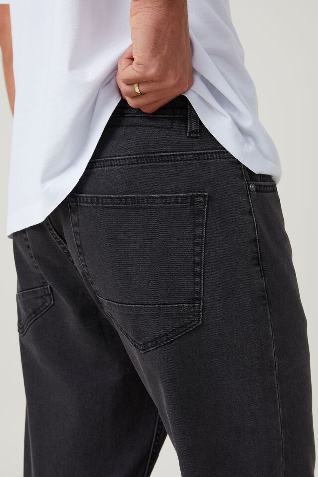 Relaxed Tapered Jean, PITSTOP BLACK
