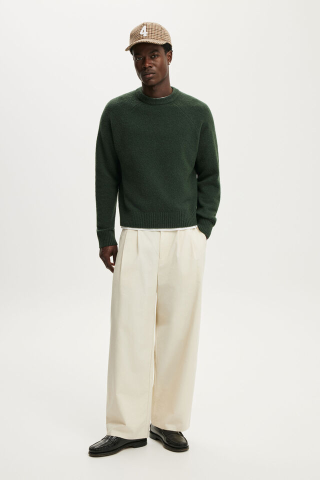 Super Soft Boxy Sweater, HERITAGE GREEN