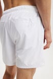 Stretch Swim Short, WHITE - alternate image 2