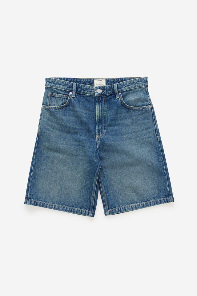 Baggy Denim Short, AFFECTION BLUE