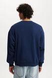 Box Fit Graphic Crew Sweater, INDIGO  / SHIFTY BOYS ARCH - alternate image 3