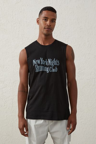 Active Graphic Muscle, BLACK/NEW YORK NIGHTS RUNNING CLUB