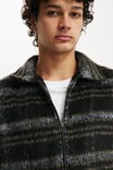 Harrington Jacket, BLACK CHECK - alternate image 4