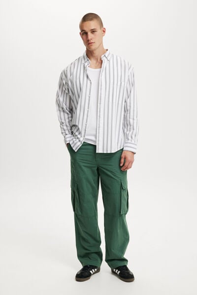 Baggy Cargo Pant, TREKKING GREEN