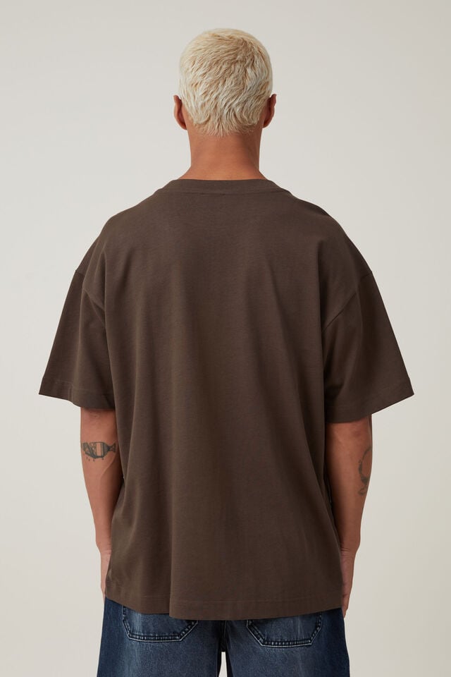 Box Fit Graphic T-Shirt, ASHEN BROWN/SANTA PONSA