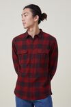 Camisas - Greenpoint Long Sleeve Shirt, RED BUFFALO CHECK - vista alternativa 1