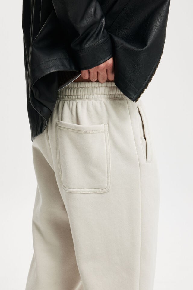 Baggy Cuffed Track Pant, BONE