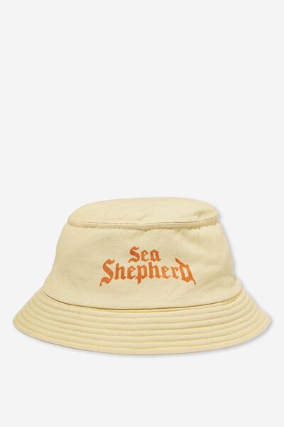 Sea Shepherd Bucket Hat, LCN SEA BANANA / METAL LOGO