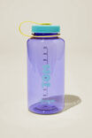 Personalised Hiking Drink Bottle, NAVY/LIGHT BLUE/YELLOW - alternate image 1