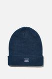 Basic Ribbed Beanie, MOROCCAN BLUE/SUPPLY SURPLUS