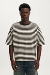 Select Colour: OAT / BITTER BROWN STRIPE