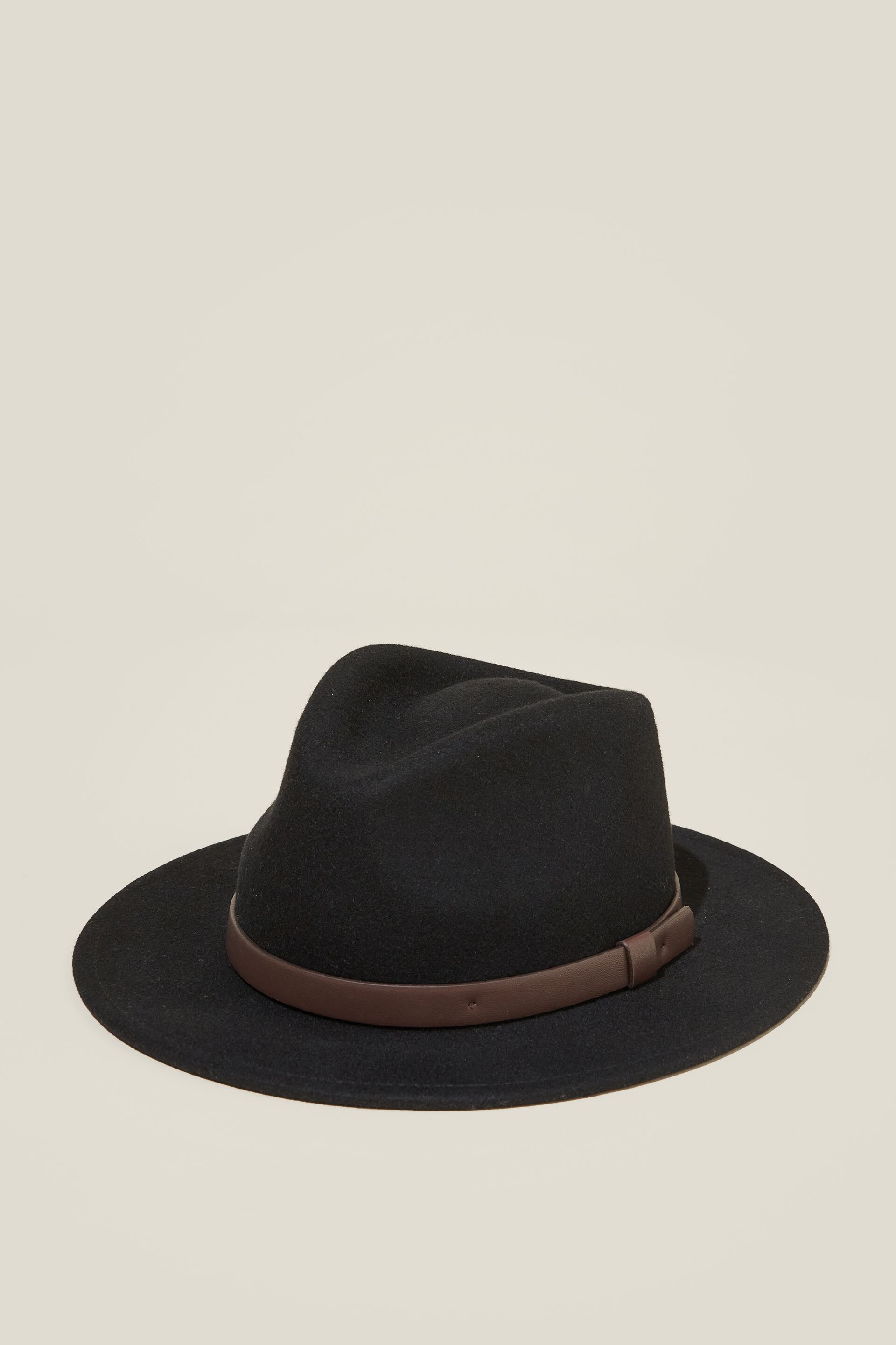 Men Hats | Wide Brim Felt Hat - AF78823