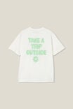 Camiseta - Dabsmyla Loose Fit T-Shirt, LCN DAB VINTAGE WHITE / WORLD PEACE - vista alternativa 6