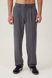 Relaxed Pleated Pant, CHARCOAL - alternate image 2