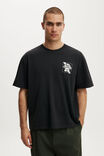 Everyday Fit License Beer T-Shirt, LCN PAB WASHED BLACK / PABST - BLUE RIBBON - example image 1