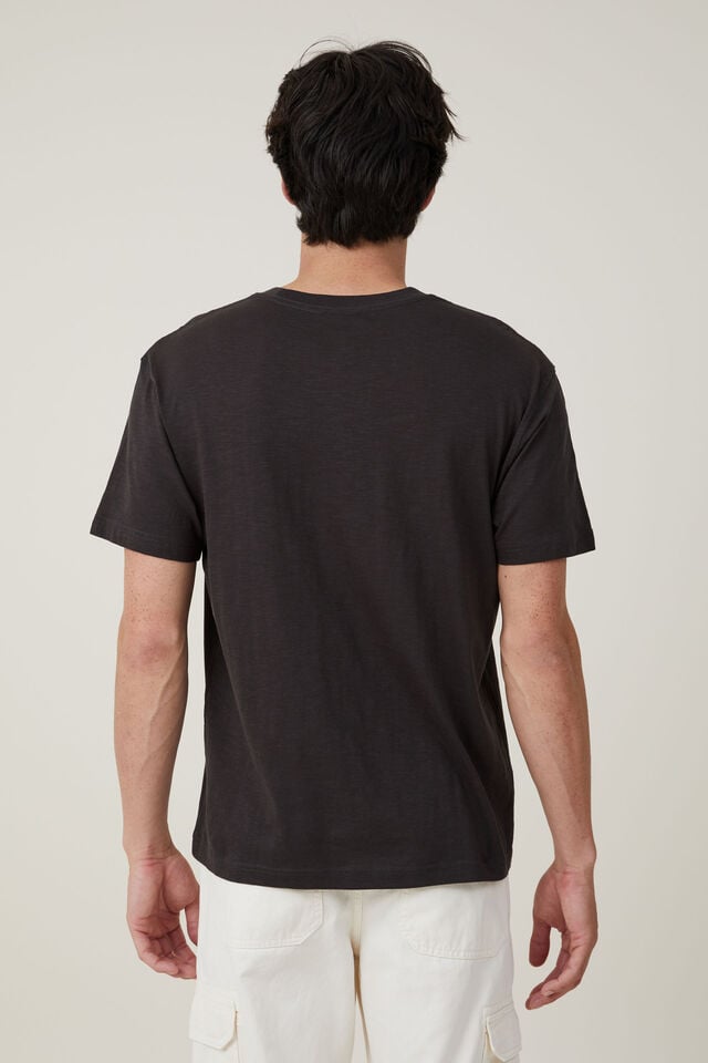 Loose Fit Graphic T-Shirt, WASHED BLACK/BUCKS