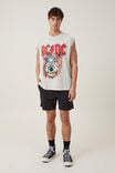 Acdc Oversized Muscle Tank, LCN PER IVORY/ACDC - FLY ON THE WALL - alternate image 2