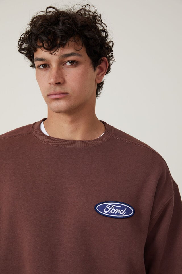 Box Fit Ford Crew Sweater, LCN FOR WOODCHIP/ F SERIES