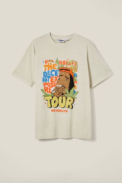 Special Edition T-Shirt, LCN WMG IVORY/WIZ KHALIFA - DECENT EXPOSURE