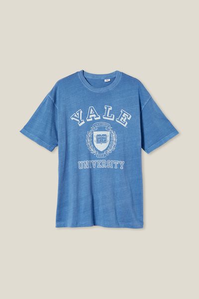 Special Edition T-Shirt, LCN YAL BLUE FLINT/YALE - CREST