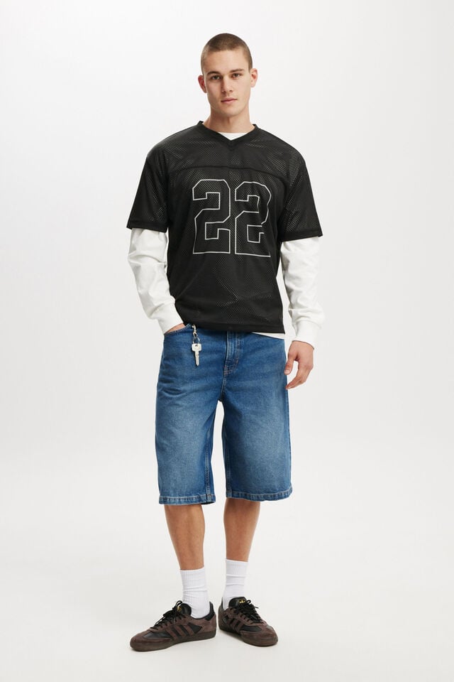 Football Jersey, BLACK/TONAL 22