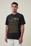 Camiseta - Premium Loose Fit Music T-Shirt, LCN MT WASHED BLACK/NIRVANA - SMILEY REPEAT - vista alternativa 1