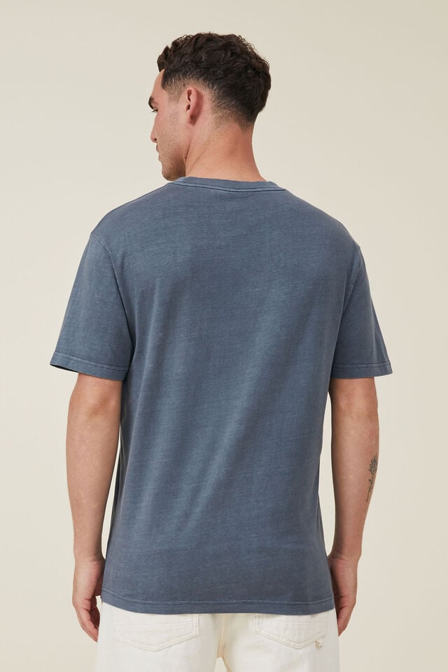 Camiseta - Organic Loose Fit T-Shirt, DUSTY DENIM