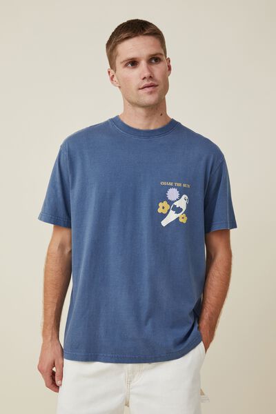 Bondi T-Shirt, BLUE SLATE/SUNSHINE