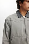 Relaxed Carpenter Jacket, GREY - alternate image 4