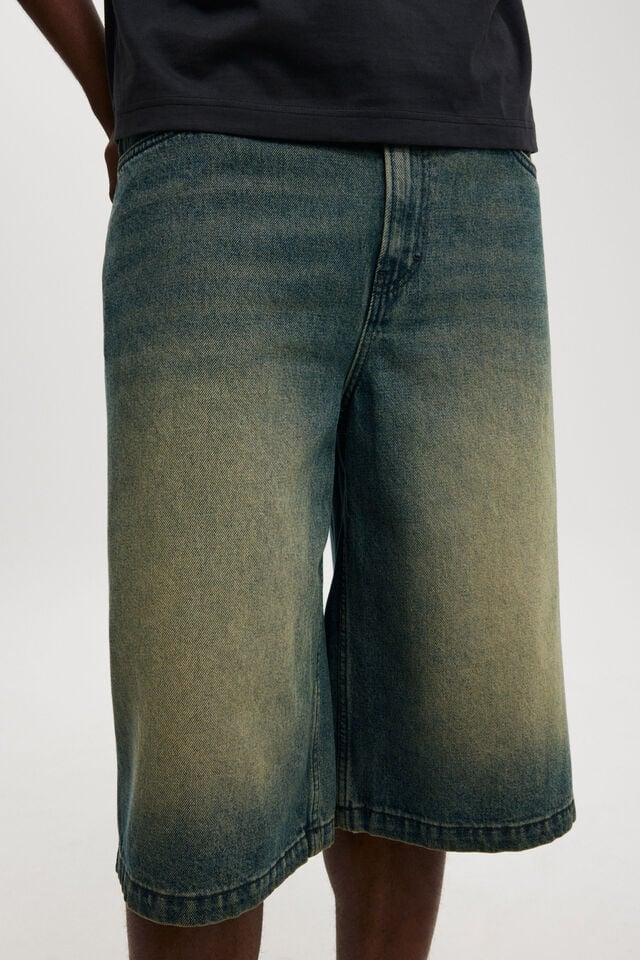 Super Baggy Jort, Y2K WASHED BLUE