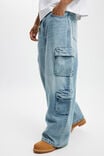 Super Baggy Jean, CARGO CASUALTY BLUE - alternate image 4