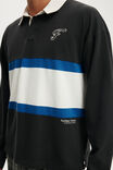 Box Fit Rugby Polo, VINTAGE BLACK PANEL - example image 4