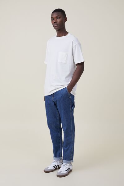 Relaxed Tapered Jean, WORKER BLUE