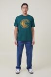 Camiseta - Loose Fit Souvenir T-Shirt, EVERGREEN/CHIPPEWA - vista alternativa 2