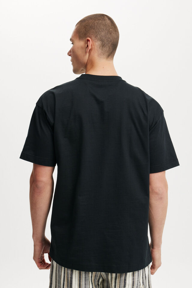 Box Fit Easy T-Shirt, BLACK/MAIDEN ENSEMBLE