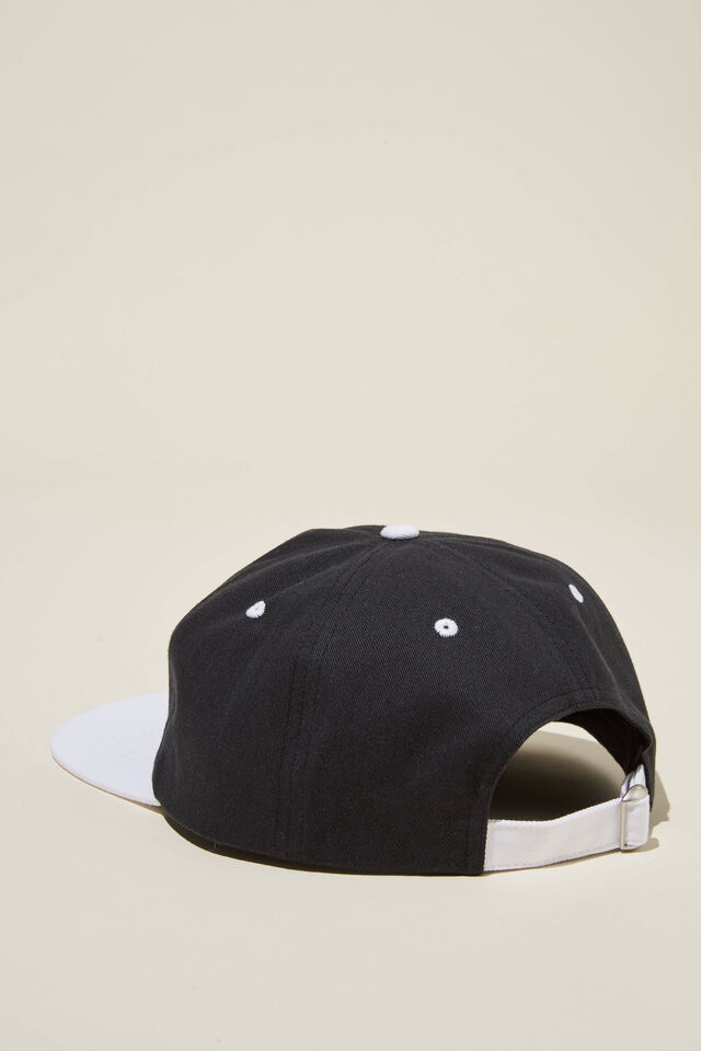 5 Panel Hat, BLACK/WHITE/PROTOTYPE