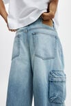 Super Baggy Jean, CARGO CASUALTY BLUE - alternate image 5