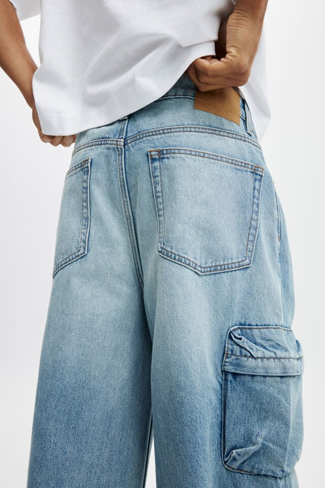 Super Baggy Jean, CARGO CASUALTY BLUE