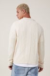 Rugby Knit, CREAM - alternate image 3
