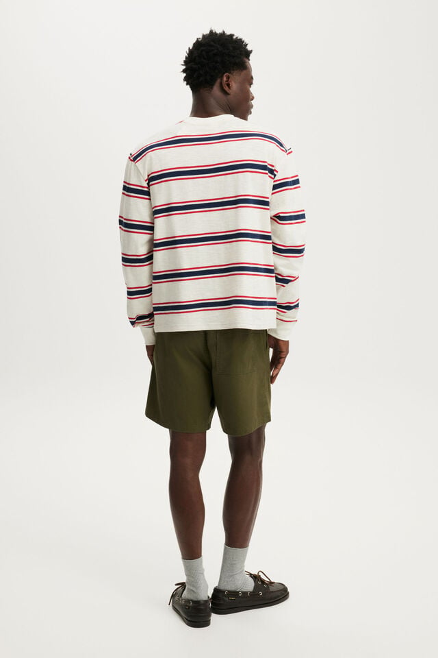 Easy Short, WASHED MILITARY TWILL